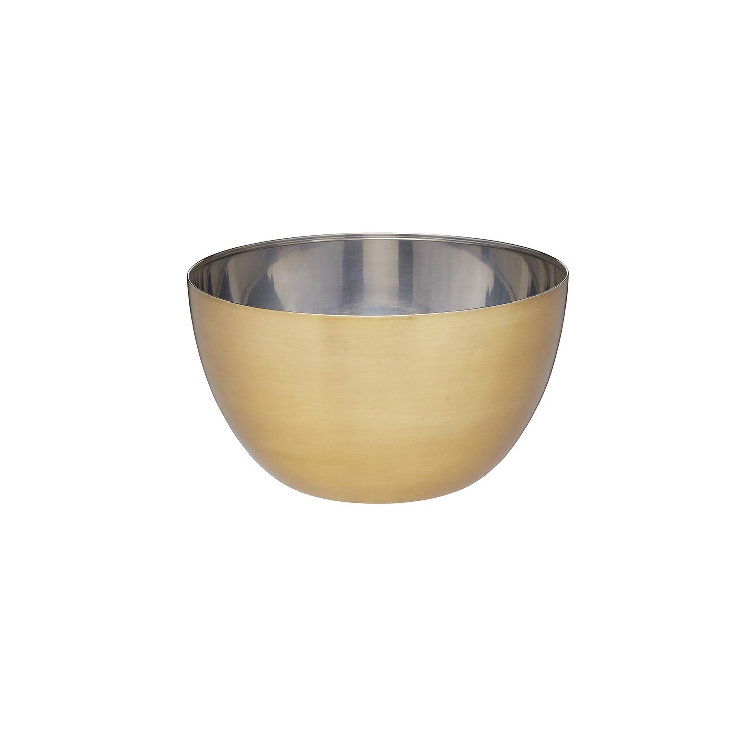 MasterClass Salad / Fruit Bowl, Stainless Steel, Brass Effect, 21 cm