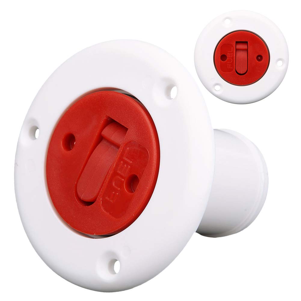Water Inlet - Water Inlet Filler Cap RV Marine Fuel Deck Filler Caps Nylon Fill Cover 38mm (1.5in) for Yachts Boats Trucks