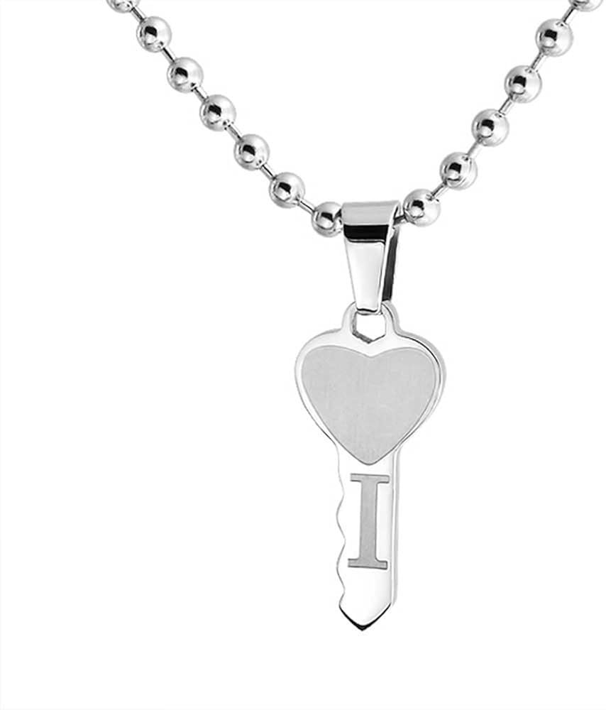 Bling Jewelry I Love You Couples BFF 3PC Puzzle Heart Interlocking Key Pendant Necklace For Women For Teen Stainless Steel - Image 4