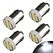 YITAMOTOR 4 X BA9S 8-SMD License Plate Map Dome Xenon White LED Light 64111 3886X T4W H6W