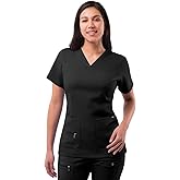 Adar Pro Scrubs for Women - Elevated V-Neck Scrub Top