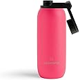 Waterdrop Water Bottle, Vacuum Insulated, Double Walled, Leakproof, Stainless Steel Water Bottles for Hydration, Thermal Water Bottle for Hot & Cold Beverages, Reusable Bottle, BPA Free, Pink, 20 Oz