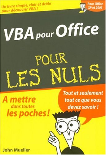 VBA pour Office