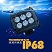 LED Light Bar, Offroad Town 2pcs 18w LED Work Pods Flood CREE Chips LED Fog Lights Unique Panel Design Driving Light for Jeep,Cabin,Boat,SUV,Truck,Car,ATV