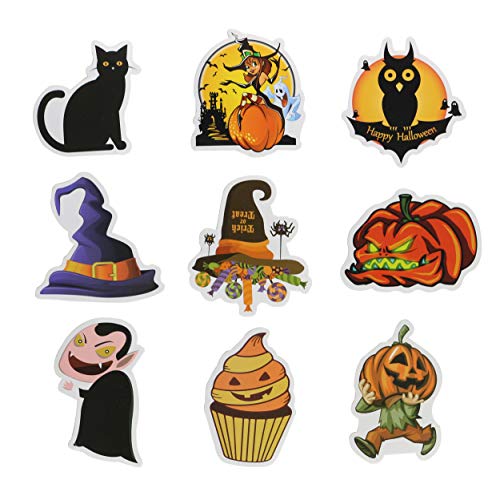 Halloween Stickers Halloween Decals 75 Pcs for Laptops Cars Motorcycle Portable Luggages Ipad Waterproof Sunlight-Proof (C Halloween Style, 75 pcs)