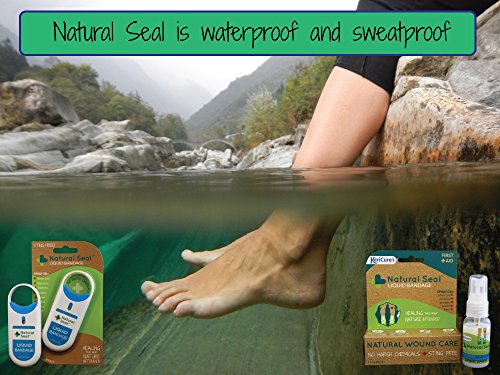 KeriCure's Natural Seal Spray on Liquid Bandage, 1oz Spray Barrier, Pack of 4, Made in The USA, Woman owned small business - Thumbnail 5