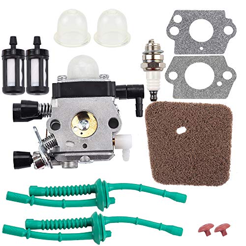 Dalom FS55 Carburetor w Fuel Line Air Filter for STIHL Trimmer FS55R FS55RC FS38 FS45 FS46 FS45C FS45L FS55C FS55T FS45C FS45L FS46C FS55C FC55 HL45 SH55 HS45 KM55 KM55R Burshcutter - Thumbnail 6
