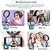 DCLYSI 6.3” LED Selfie Ring Light with Tripod Stand for YouTube Video Shooting and Makeup,Mini LED Camera Light with Cell Phone Holder Desktop Lamp with 3 Light Modes & 11 Brightness Level