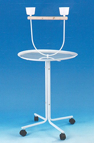 NEW 23″ Metal Base Parrot Bird Cage Amazon African Grey Macaw Cockatoo Play Metal Stand