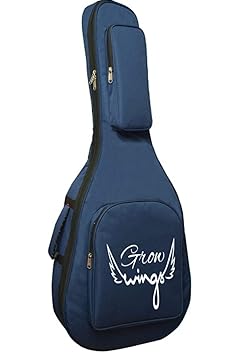 Grow wings Acoustic Guitar Bag For All Size Guitars Heavy Nylon Material Fabric Full heavy Padded Guitar Bag