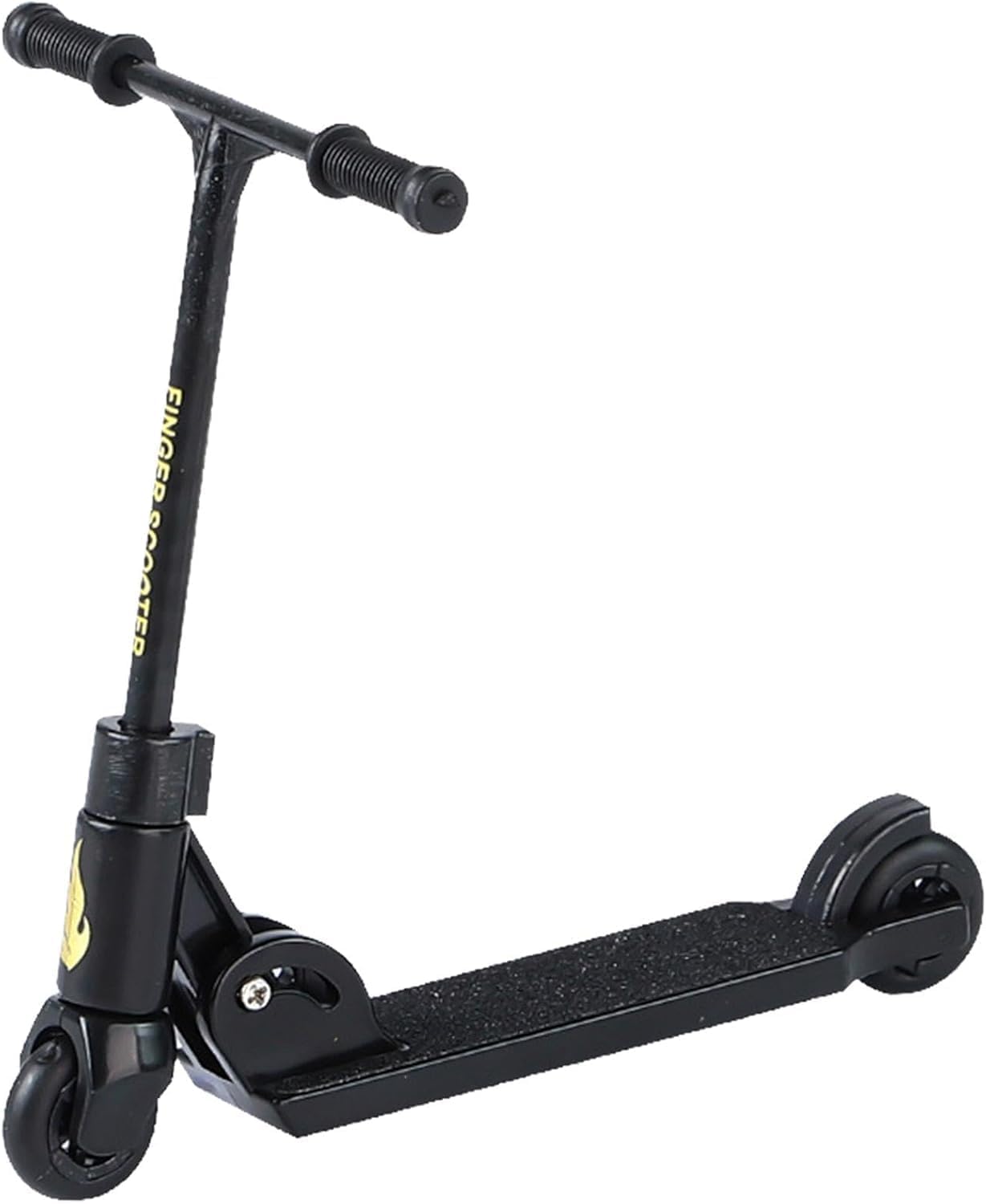 Opemg Black Finger Scooter Mini Two Wheel Finger Sports Skateboard Foldable Simulation Christmas with Removable Wheels Training Interactive Novelty Party Favors