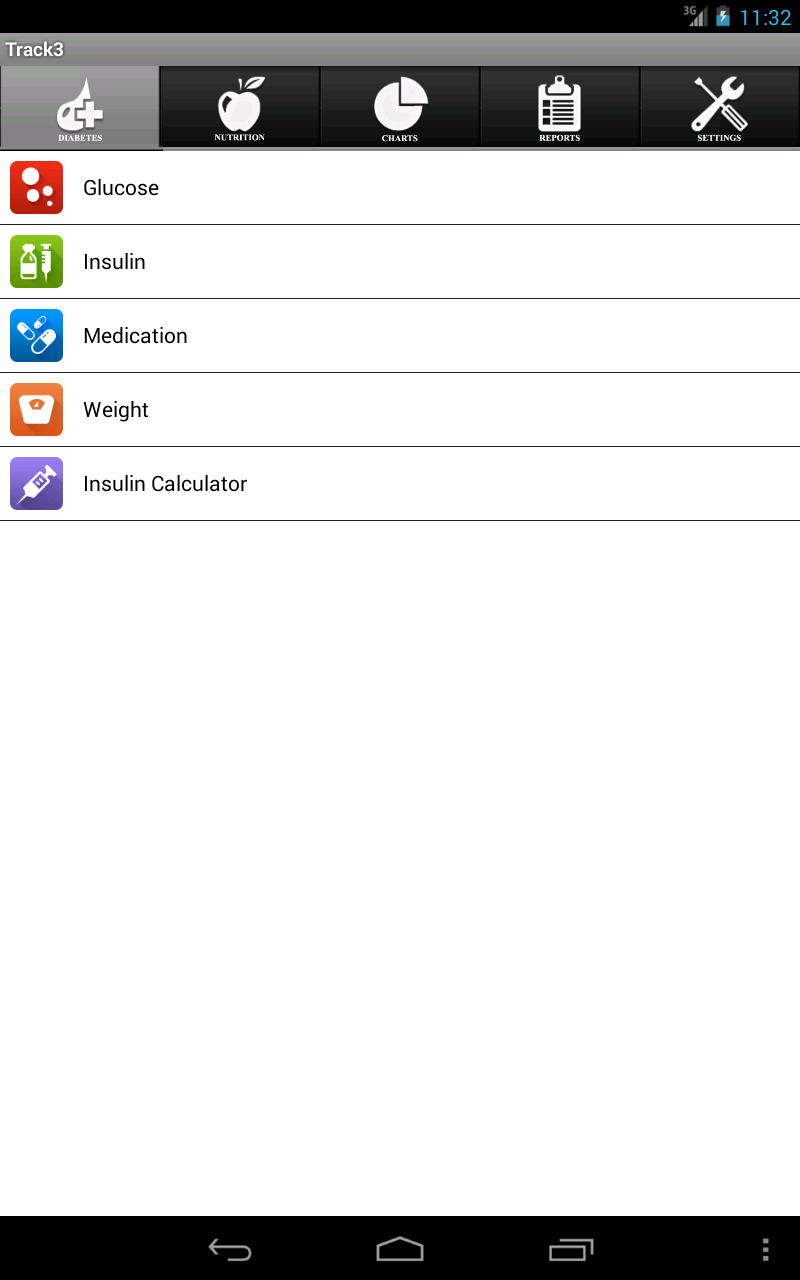 Track3 - Diabetes Planner, Diabetes Glucose Logbook, Diabetes Tracker, Carb Counter - Thumbnail 2