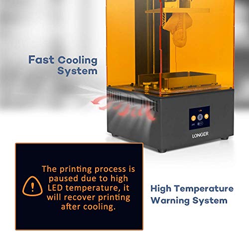 image for LONGER Orange 30 3D Printer, UV Photocuring 3D Printer with 2K High Re