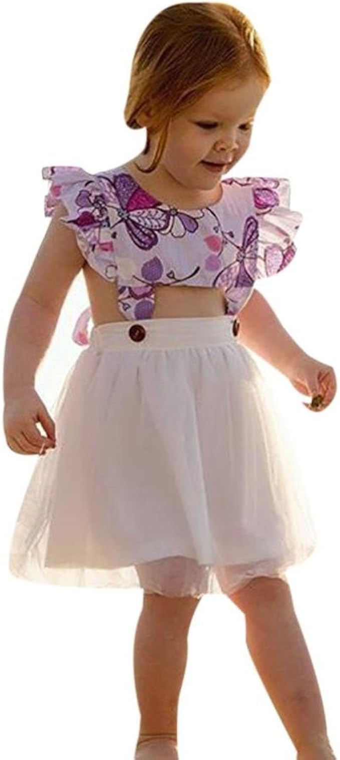 for 04 Years Girls, Cute Baby Girls Kids Children Baby Girls Infant Kids Heart Print Tutu