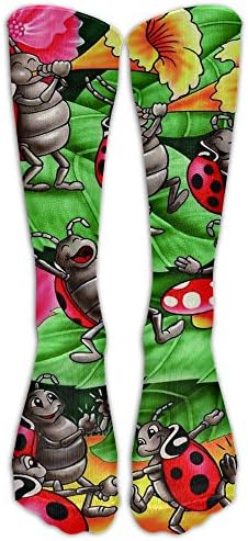 Men&amp;Women's Cricket Insect Symphony Art Fashion Calf Tube Stocking Athletic Sock Long Sock One Size