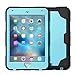 iPad Mini 4 Waterproof Case, iThrough 6.6ft Underwater Case for iPad Mini 4, Dust Proof, Snow Proof, Shock Proof, Dirt Proof, Heavy Duty Touch Screen Protective Case Cover for iPad Mini 4 (Q-Blue)