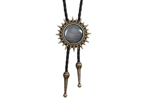 Joxevyia Bolo Tie for Men Southwestern Cowboy Bolo Ties Womens Rodeo Leather Necktie Vintage Bolo Tie