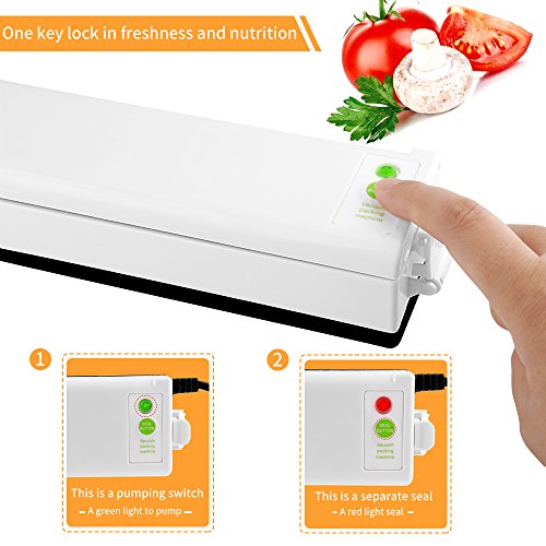 image for Vacuum Sealer Machine, AOFU Vacuum Sealing System for Food, Portable C