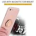 Finger Phone Ring Holder Stand, COCOFU 2pcs 360 Degree Rotation and 180 Degree Flip Zinc Alloy Anxiety Relief,Universal Phone Stand for iPhone, iPad, All Android Smartphones, Tablet(Rose Gold)