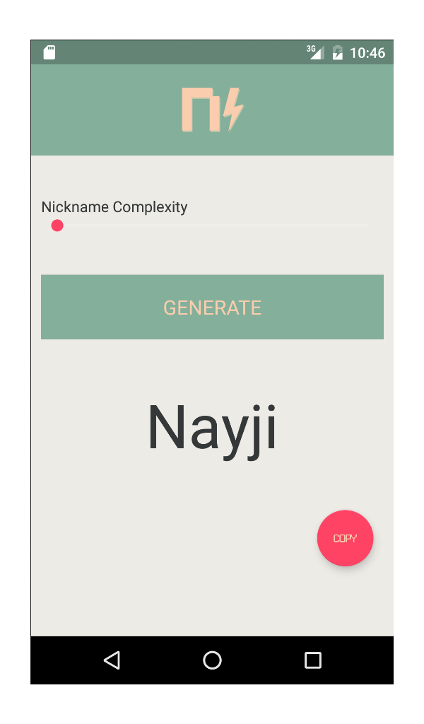 My nickname генератор