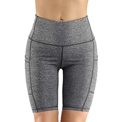 image for WANAYOU High Waist Out Pocket Yoga Short Tummy Control Workout Running