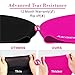 Aegend Swim Caps for Long Hair, Durable Silicone Swimming Caps for Women Men Adults Youths, Easy to Put On and Off, Waterproof Swim Hats Bathing Caps to Keep Hair Dry, 2 Pack, Blue Pink