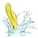 CalExotics California Dreaming Venice Vixen - Silicone Rabbit Vibrator - Waterproof Clitoral Sex Toys for Couples - 10 Vibration Function Massager - Yellow