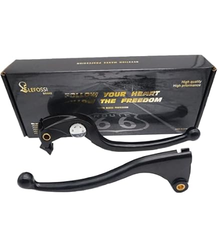 HTTMT Front Brake & Clutch Lever Kit For 2019-2024 Kawasaki Ninja ZX-6R – Black Aluminum, 2-Piece