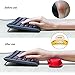 Nex® Mouse Mat with Wrist Rest Pad Mouse Pad Keyboard Mouse Memory Foam Stress Disorder Pads Kit Wrist Rest Pad for Surfing and Gaming (Red)