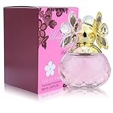 Annes Gift Happiness Floral Perfume for Women, Crystal Flower Cap Design, Fresh Fruity Fragrance, Eau de Parfum, 2.04 FL OZ