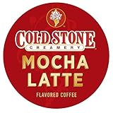 Cold Stone Creamery Single Serve Coffee in Recyclable Cups for all K Cup Brewers, including the Keurig 2.0 Brewer (Mocha Latte, 24)
