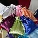 Efavormart 60PCS Black Satin Gift Bag Drawstring Pouch Wedding Favors Bridal Shower Candy Jewelry Bags - 5