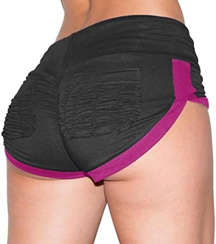 RAISINGTOP Women Yoga Pants Ruched Butt Pocket Sports Shorts Gym Workout Waistband Skinny Leggings Petite Soft New