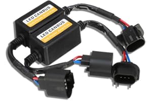 H13 9008 LED Headlight Canbus Decoder Anti-Flicker Resistor Error Canceller for Dodge for Ram 1500 2500 3500 2006-2012 for Da