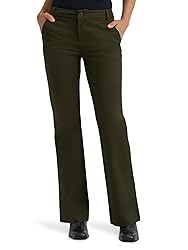 Lee Women's Wrinkle Free Mid Rise Bootcut