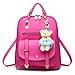 Vegan Leather Purse Backpack Mini Women Fashion Quilted Small Size Shoulder Bag