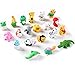 MoloTAR 20 Animal Collectible Set of Random Adorable Novelty Erasers - Amazing Variety with No Duplicates - FUN Toys Best for Party Favors