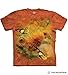 The Mountain Sunflower & Butterflies Adult T-Shirt, Orange, 2XL
