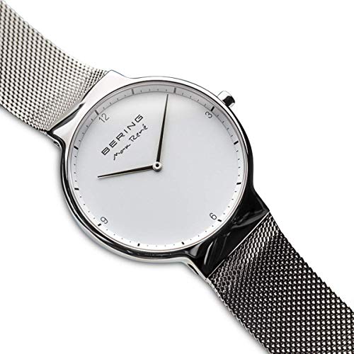 BERING-Time-Mens-Slim-Watch-15540-004-40MM-Case-Max-Ren-Collection-Stainless-Steel-Strap-Scratch-Resistant-Sapphire-Crystal-Minimalistic-Designed-in-Denmark