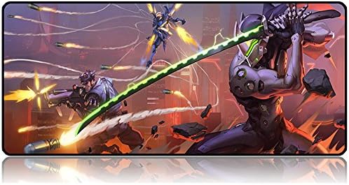 Gicon Gaming Mouse Pad Soft Gamer Mouse Pad 31.5Lx11.8Wx0.12H (OW-Genji)