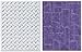 Sizzix 657848 Texture Fades Embossing Folders, Diamond Plate & Riveted Metal Set by Tim Holtz, 2-Pack, Multicolor