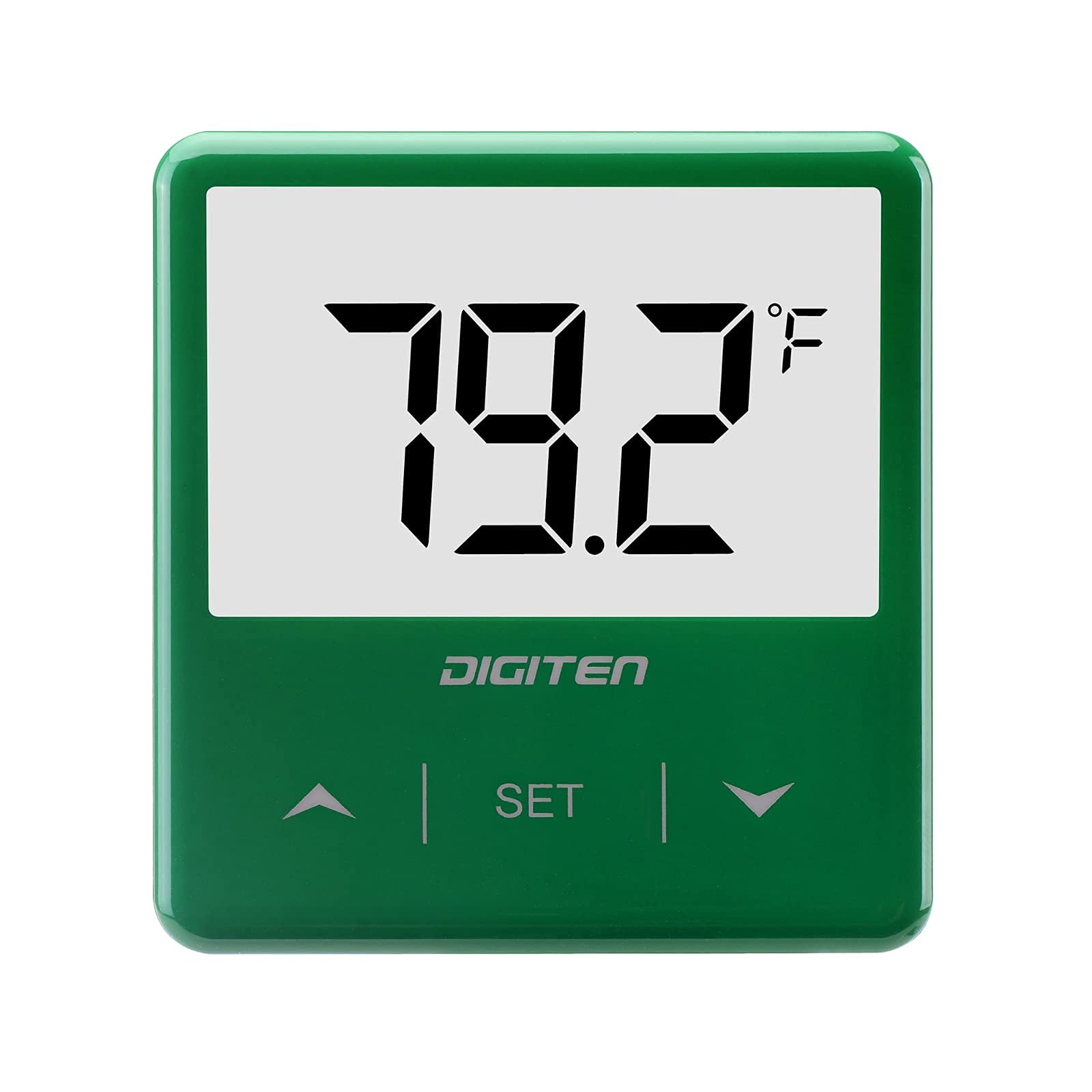 Digital Aquarium Thermometer, Fish Tank Thermometer with Large LCD Display, Stick-on Tank Temp Sensor Ensures Accurate Reading, High/Low-Temperature Alarm Aquarium Thermometer