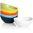 Sweejar Ceramic Small Bowls Set, 8 OZ for Ice Cream, Dessert, Small Side Dishes, Salad, Fruit Set of 6 (Multicolour)