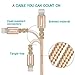Hiway Nylon Braided USB Cable 3PACK (6FT) Phone Charger Fast Charging Cable Cord Compatible iPhone 8/8 Plus/7/7 Plus/6/6s/6 plus/6s Plus/ 5s/5c, iPad, iPod More (Gold)