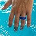 Silicone Wedding Band for Men Set of 3 Jewelry Rings - Anchor Design 9mm Prime Black, Blue & Camo