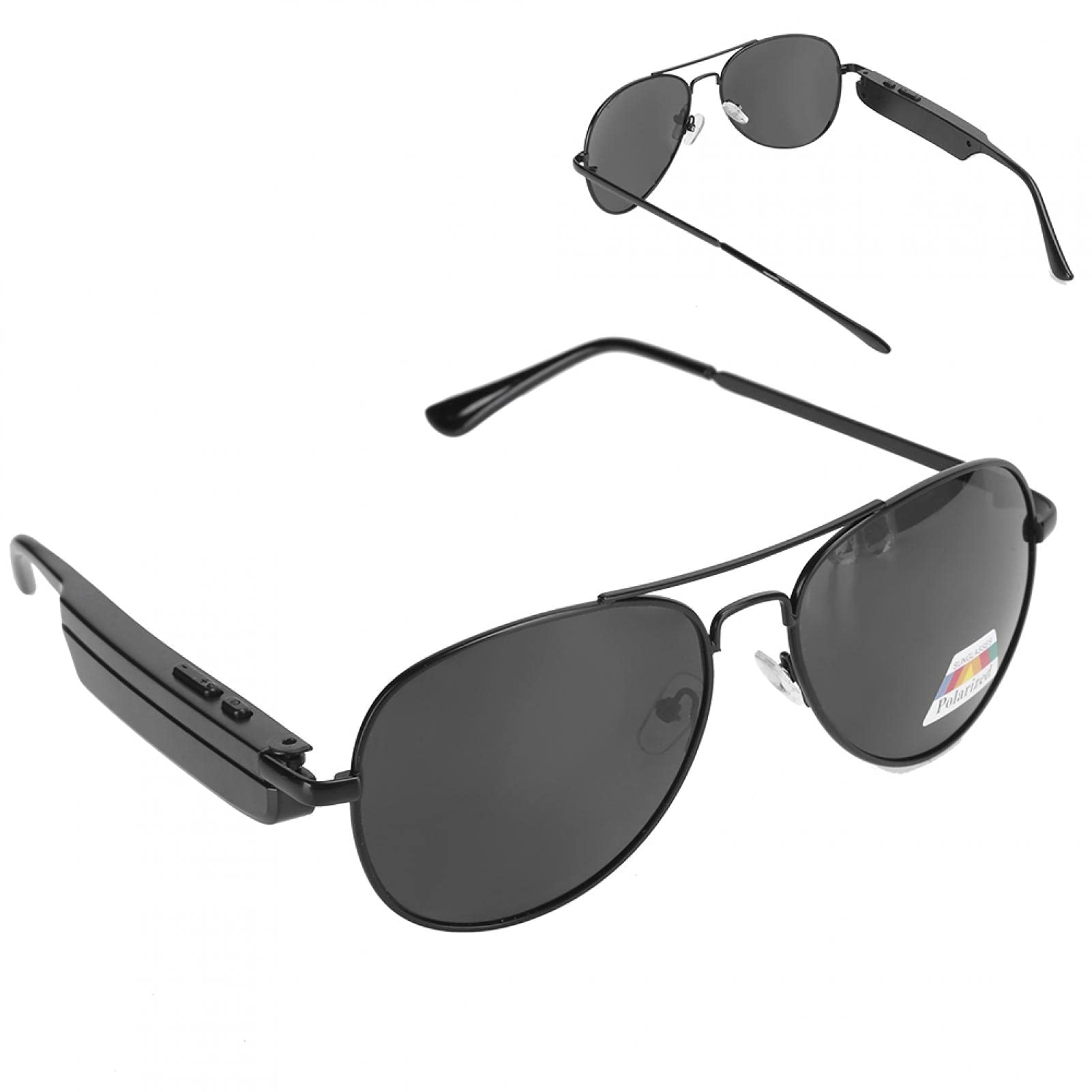 Goshyda Smart Bluetooth Sunglasses, Portable Foldable Wireless Audio Outdoor Headphone Glasses, Support Call Function, Support Music