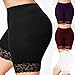 Womens Plus Size Lace Shorts JIN+D Elastic waist Sports Pants yoga workout jogging leggings