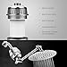 Advanced Shower Filter - 1 Replacement Cartridge + 1 Teflon Tape High Output Universal to Remove Chlorine & Sediments to Purify Water, Chrome Plated Finish (Shower Filter)