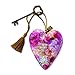 DEMDACO Friends Are Flowers In Garden Of Life Pink Floral 4 x 3 Inch Heart Shaped Resin Keepsake Decoration