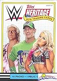 2018 Topps WWE Heritage Wrestling EXCLUSIVE Factory Sealed Retail Box with RELIC Card! Look for Cards & Autographs of WWE Superstars Sting, AJ Styles, Triple H, Jon Cena The Undertaker & More! WOWZZER
